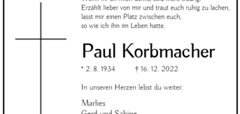 Paul Korbmacher